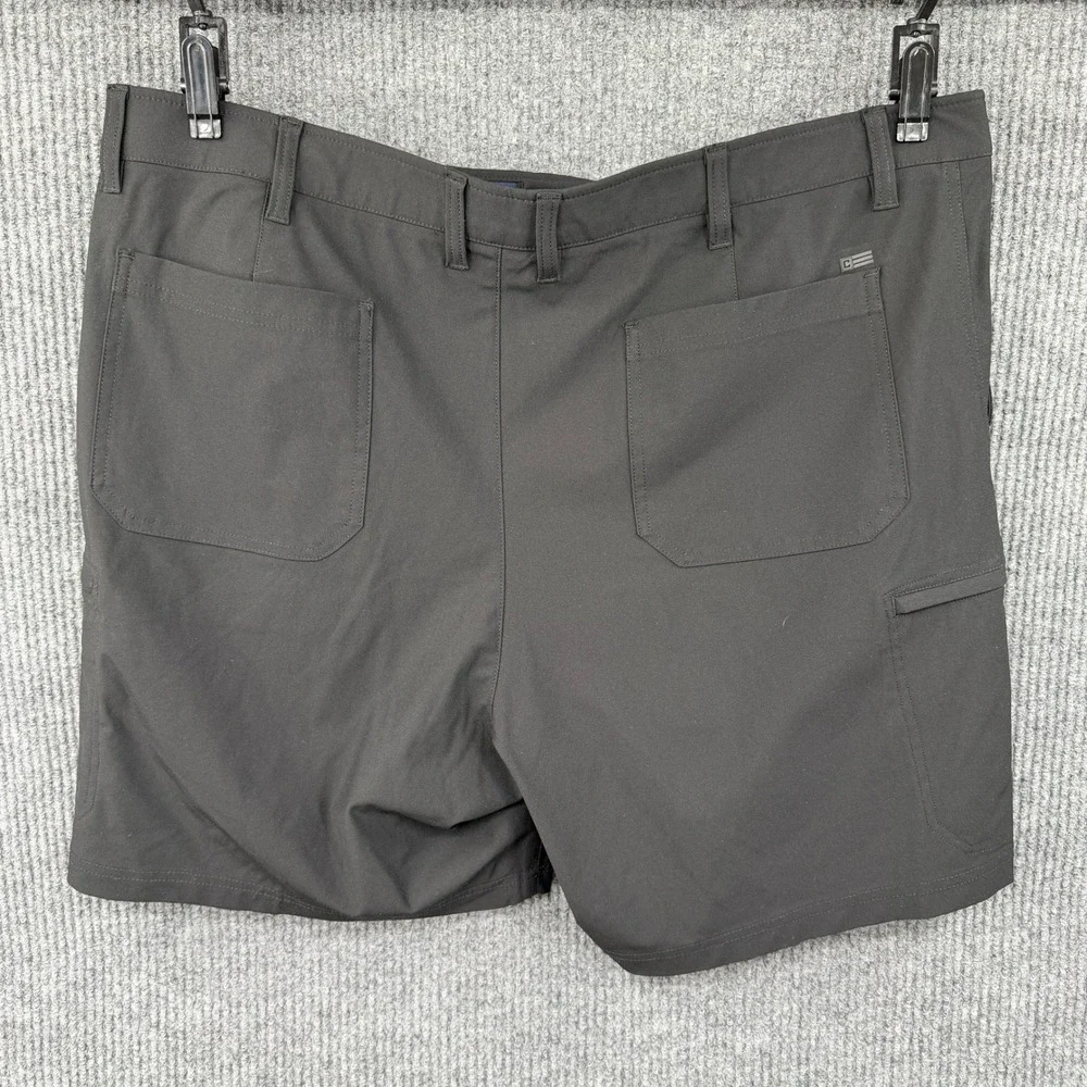 Chaps Mens Everyday Performance Cargo Shorts 42 Lot of 2 Black Khaki CM15SH465W